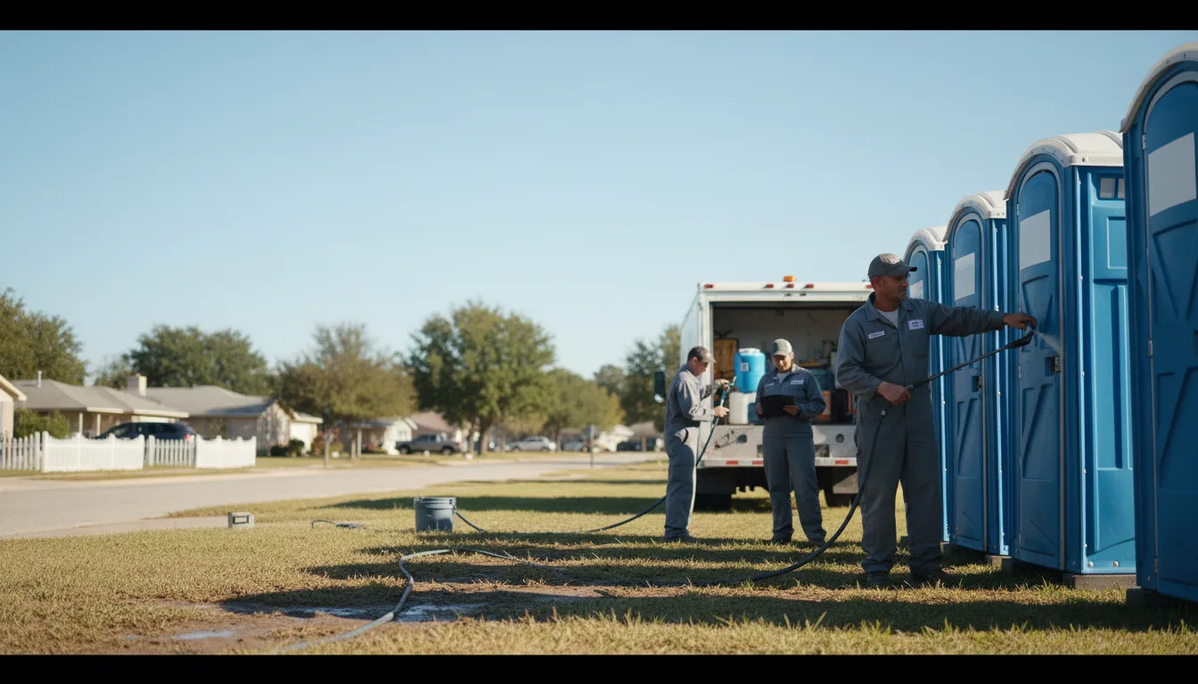 Long-Term Portable Toilet Rental in Richland Springs, TX near me